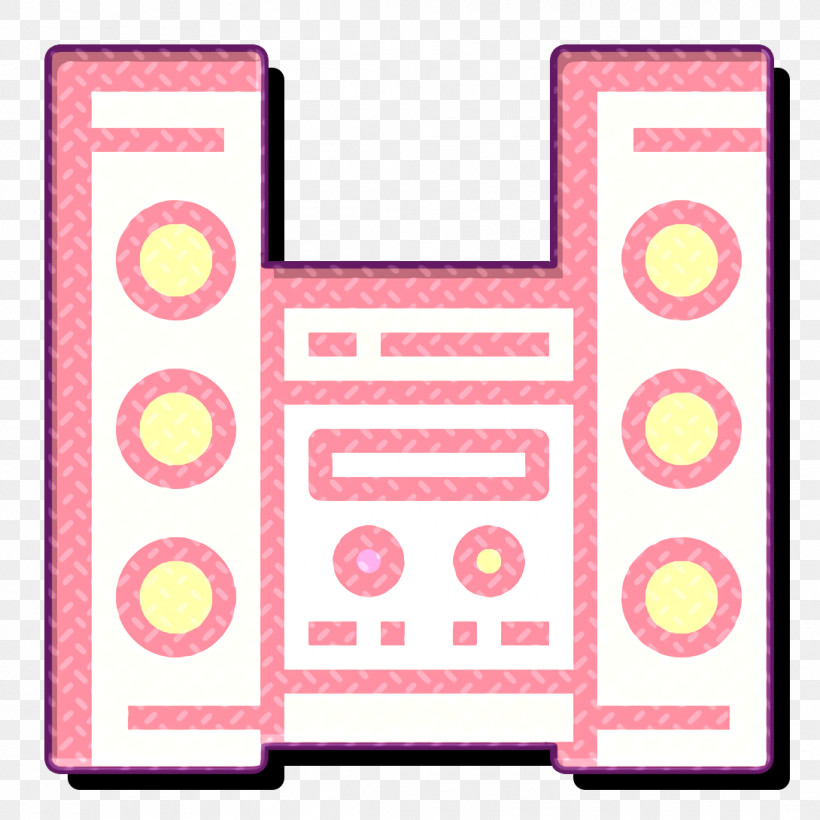 Home Theater Icon Home Equipment Icon Speaker Icon, PNG, 1090x1090px, Home Theater Icon, Home Equipment Icon, Pink, Speaker Icon Download Free