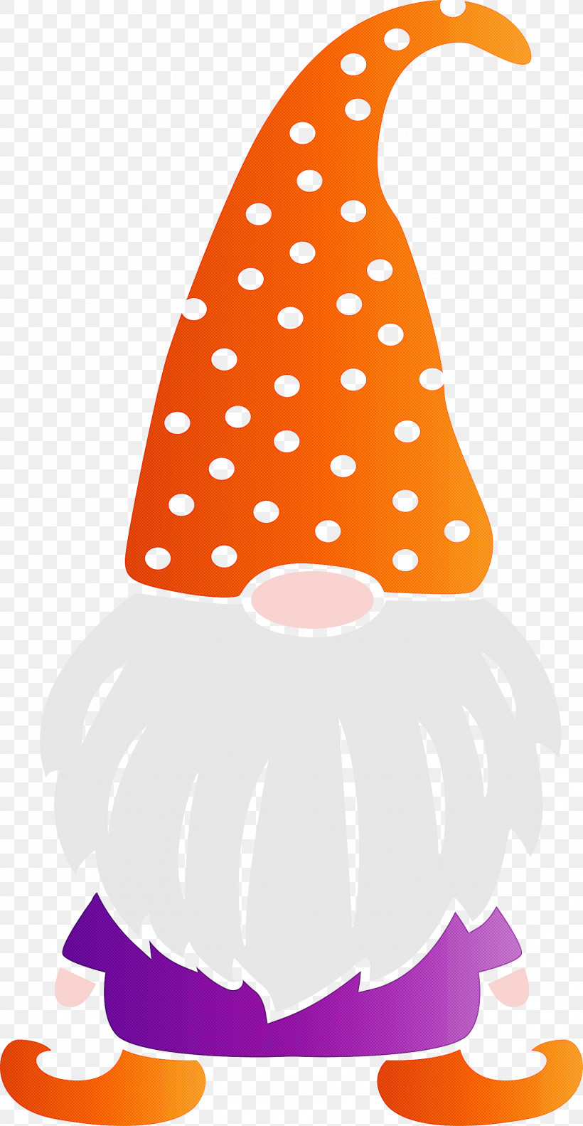 Gnome, PNG, 1554x3000px, Gnome, Cone, Costume, Costume Accessory, Orange Download Free