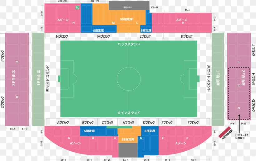 IAI Stadium Nihondaira Shimizu S-Pulse J1 League Japan National Football Team Vegalta Sendai, PNG, 1170x739px, J1 League, Area, Brand, Diagram, Football Download Free
