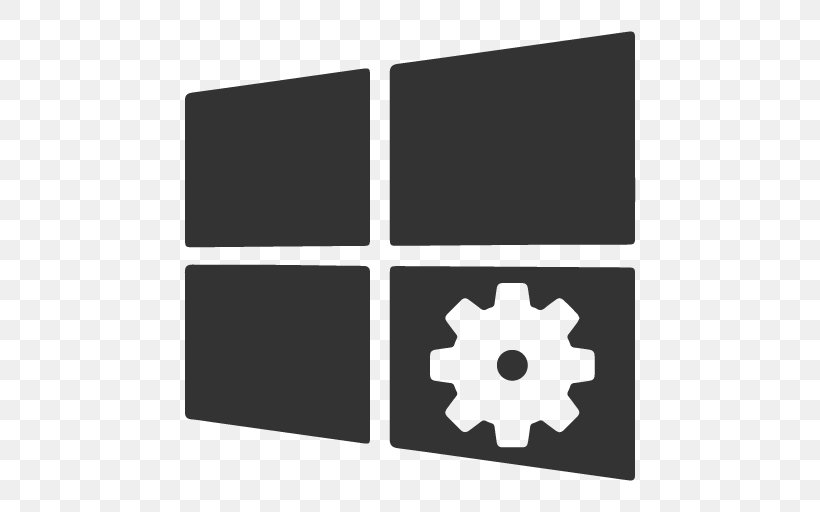 Windows Server 2016 Windows 7 Microsoft, PNG, 512x512px, Windows Server, Black, Brand, Client Access License, Computer Servers Download Free