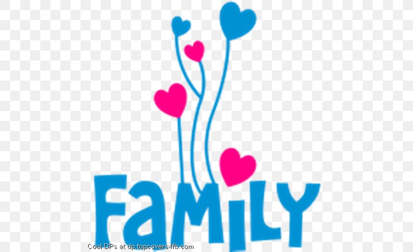 Word Family Love Parent Clip Art, PNG, 500x500px, Family, Affection, Area, Brand, Child Download Free