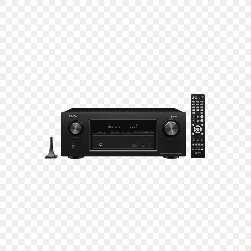 AV Receiver Audio Power Amplifier Home Theater Systems Denon AVR X2400H, PNG, 1800x1800px, 51 Surround Sound, Av Receiver, Audio, Audio Equipment, Audio Power Amplifier Download Free