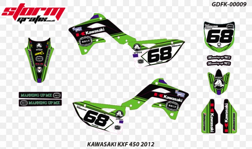 Kawasaki KX250F Kawasaki KX450F Kawasaki Heavy Industries Motorcycle, PNG, 949x563px, Kawasaki Kx250f, Automotive Design, Bicycle Part, Brand, Decal Download Free