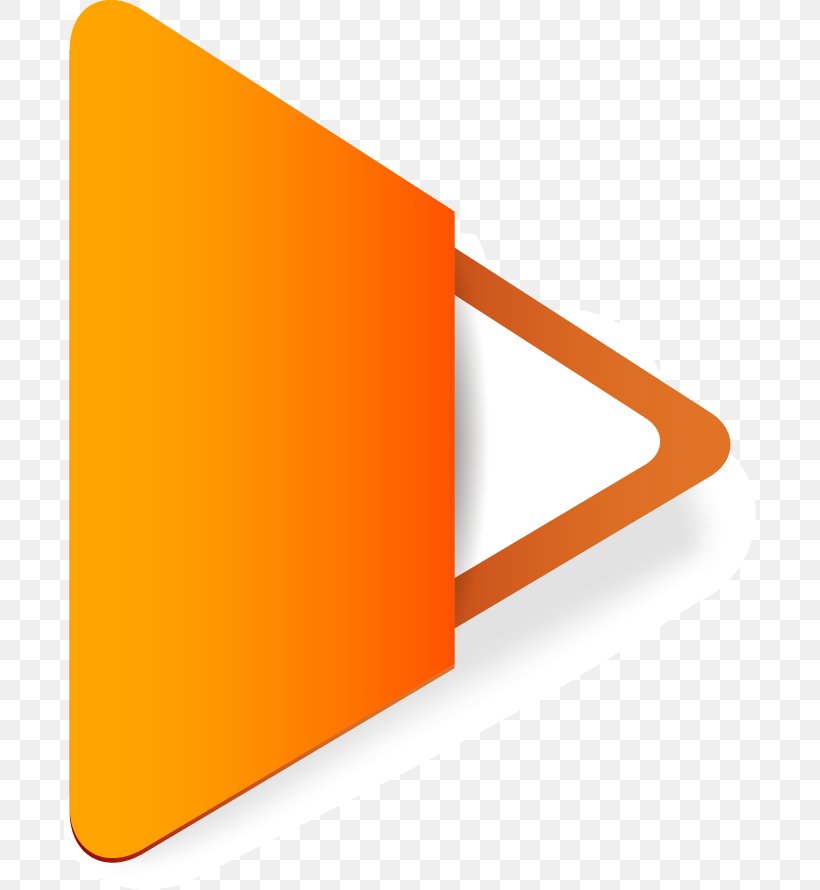 Triangle, PNG, 692x890px, Triangle, Brand, Designer, Orange, Rectangle Download Free