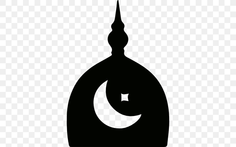 Download Symbol, PNG, 512x512px, Symbol, Black And White, Islam, Mosque, Religion Download Free