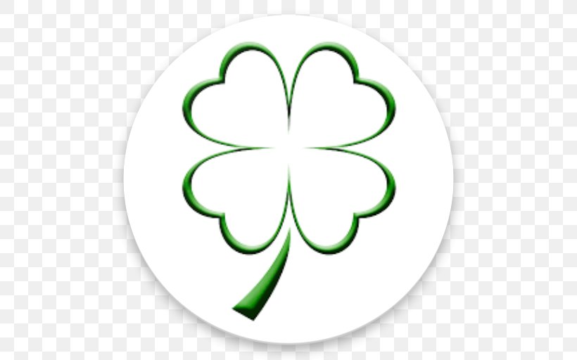 Four-leaf Clover Coloring Book Red Clover Shamrock, PNG, 512x512px, Fourleaf Clover, Area, Clover, Color, Coloring Book Download Free