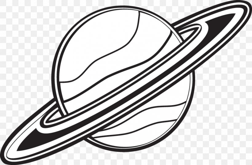 Saturn Planet Black And White Clip Art, PNG, 886x582px, Saturn, Area, Artwork, Black And White, Color Download Free