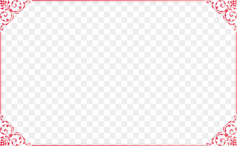 Rectangle Frame, PNG, 3000x1853px, Rectangle Frame, Line, Pink, Red Download Free