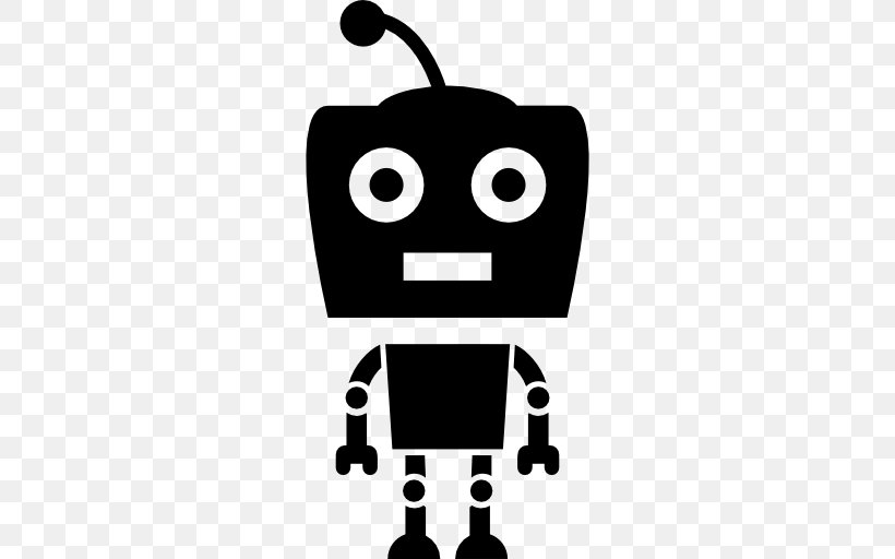 Robotics Internet Bot, PNG, 512x512px, Robot, Black, Black And White, Chatbot, Fictional Character Download Free