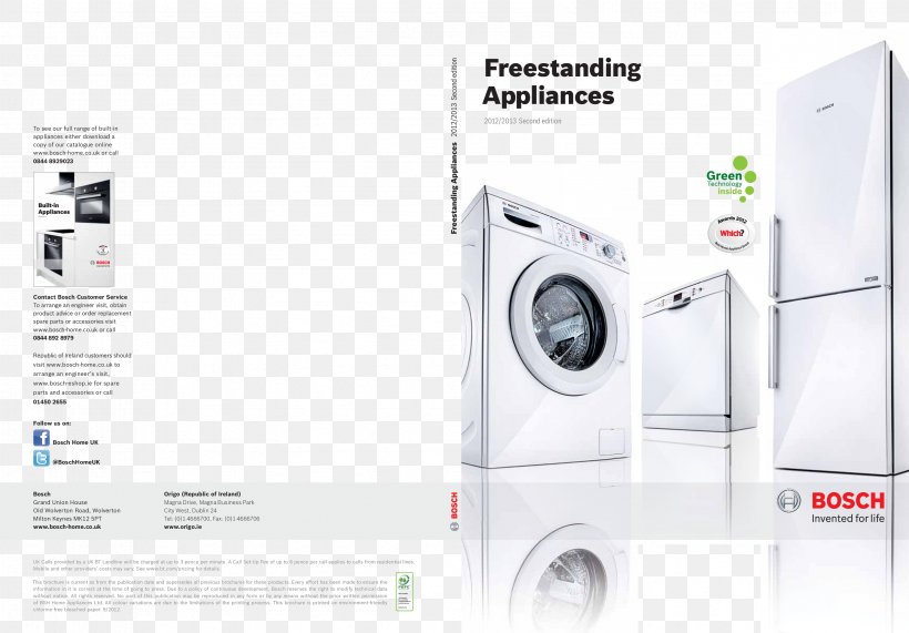 Clothes Dryer Home Appliance Robert Bosch GmbH Bosch Ascenta SHE3ARF-UC Washing Machines, PNG, 3363x2343px, Clothes Dryer, Balay, Brand, Catalog, Dishwasher Download Free