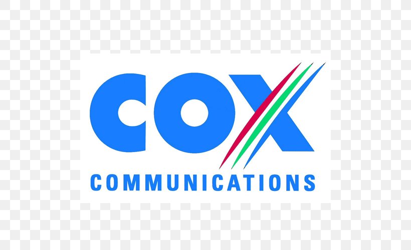 Cox Communications Cable Television Cable Internet Access Customer Service Internet Service Provider, PNG, 500x500px, Cox Communications, Area, Blue, Brand, Cable Internet Access Download Free