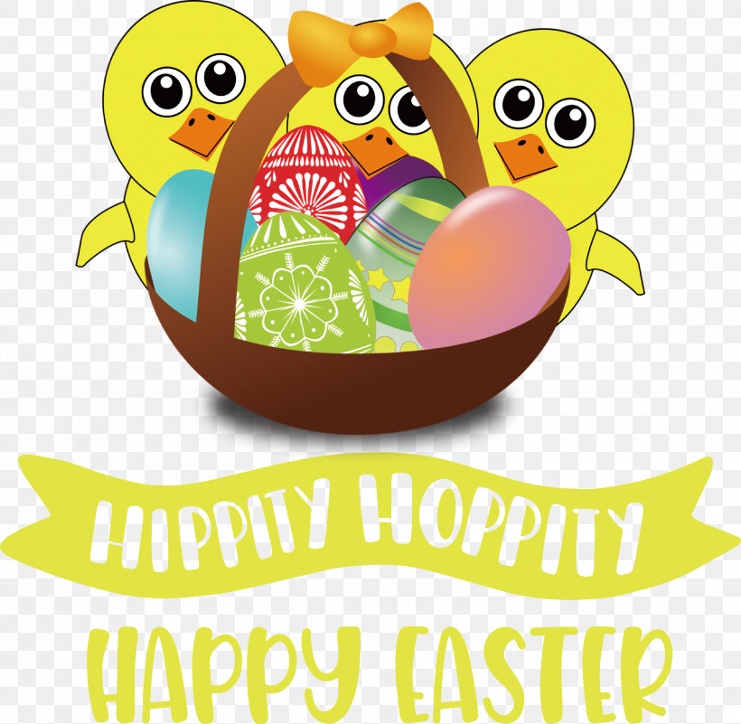Hippy Hoppity Happy Easter Easter Day, PNG, 3000x2933px, Happy Easter, Cartoon, Chicken, Chicken Egg, Easter Basket Download Free