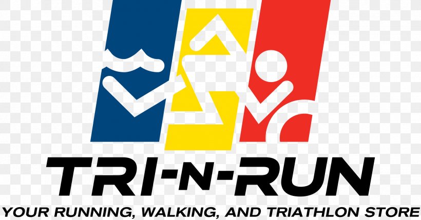 Logo Triathlon Running Swimming Cycling, PNG, 2443x1281px, Logo, Area, Brand, Cycling, Google Logo Download Free