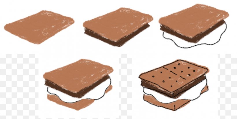 S'more Fudge Chocolate Drawing Graham Cracker, PNG, 1600x804px, Fudge, Art, Biscuits, Cake, Campfire Download Free
