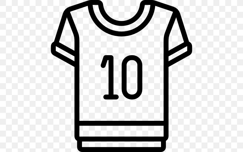 T-shirt Jersey Clip Art, PNG, 512x512px, Tshirt, Area, Black, Black And White, Brand Download Free
