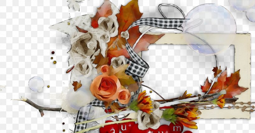 Watercolor Floral Background, PNG, 1200x630px, Watercolor, Autumn, Decorative Borders, Drawing, Floral Design Download Free