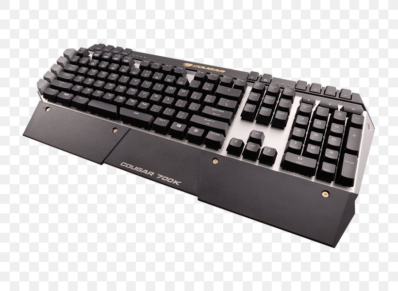 Computer Keyboard Cherry Cougar 700K Electrical Switches Gaming Keypad, PNG, 800x600px, Computer Keyboard, Backlight, Bit, Cherry, Computer Download Free