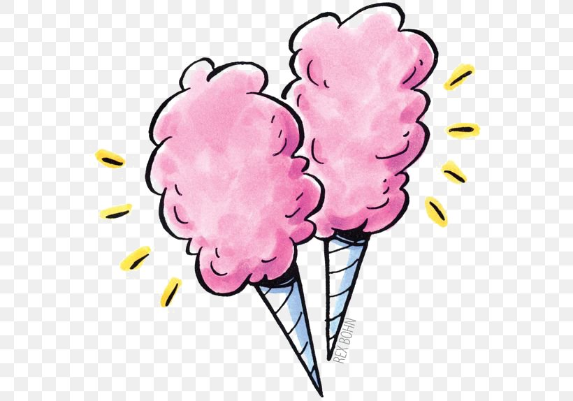 Cotton Candy Food Clip Art, PNG, 564x574px, Watercolor, Cartoon, Flower, Frame, Heart Download Free