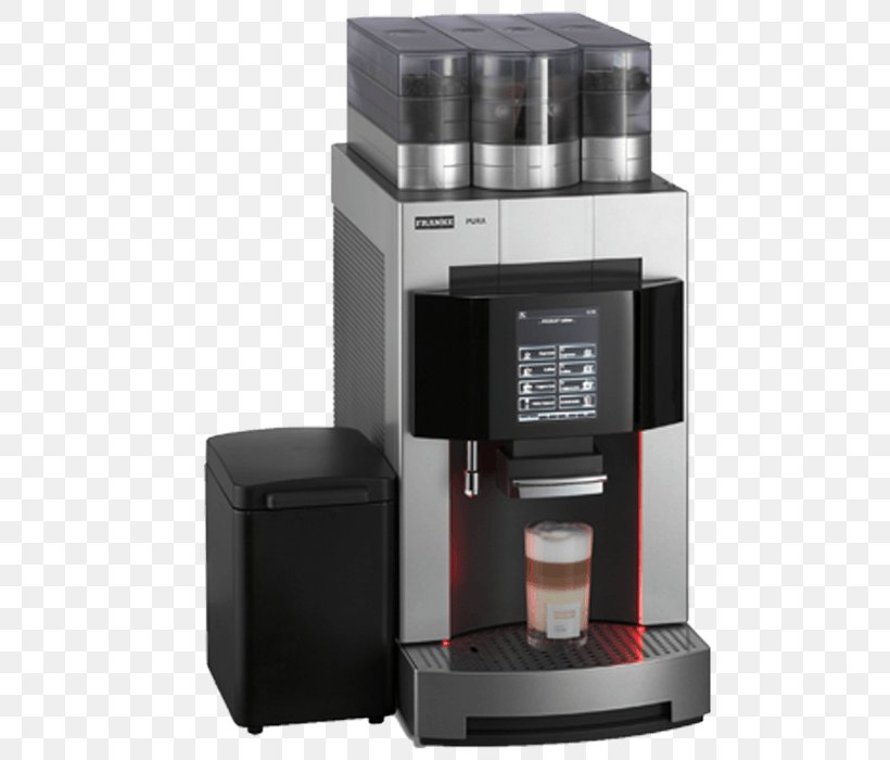 Coffeemaker Espresso Cafe Cappuccino, PNG, 700x700px, Coffee, Cafe, Cappuccino, Coffee Preparation, Coffee Vending Machine Download Free