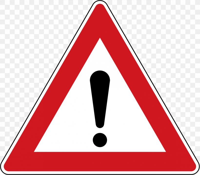 Warning Sign Traffic Sign Exclamation Mark Clip Art, PNG, 1168x1024px, Warning Sign, Advarselstrekant, Area, Exclamation Mark, Number Download Free