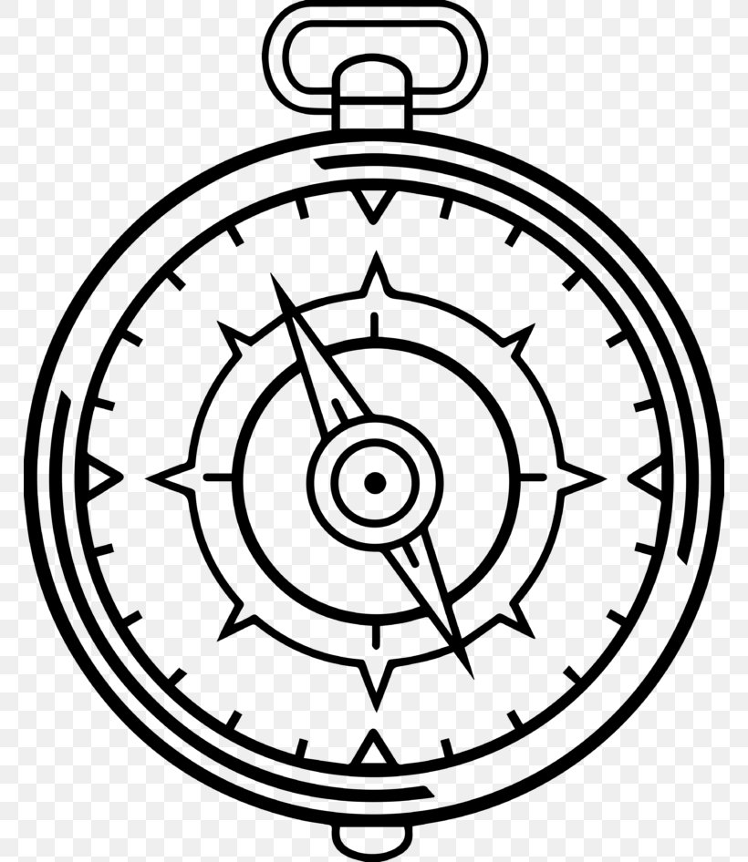 Compass Illustration Clip Art Download, PNG, 768x946px, Compass, Bag, Clock, Coloring Book, Depiction Download Free