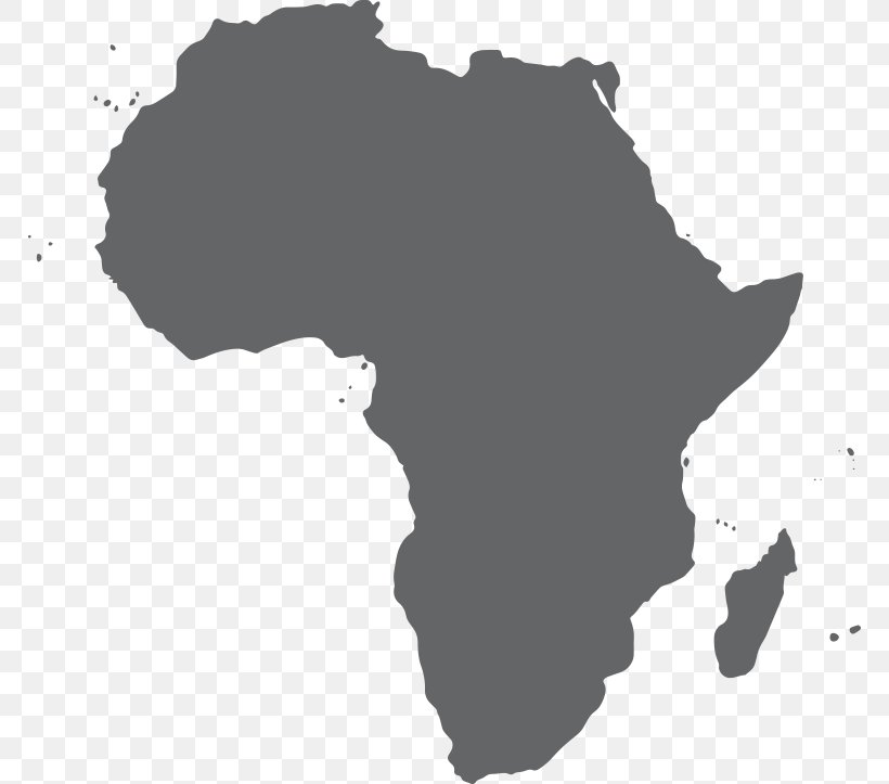 Africa Vector Map Clip Art, PNG, 768x723px, Africa, Black, Black And White, Blank Map, Map Download Free