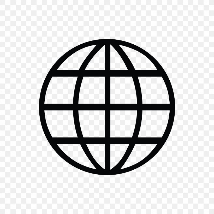 World Wide Web Symbol Icon, PNG, 983x983px, World Wide Web, Area, Black And White, Email, Internet Download Free