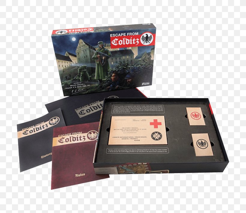Escape From Colditz: 75th Anniversary Edition Colditz Castle Game Second World War, PNG, 709x709px, Game, Anniversary, Electronic Device, Electronics, Queen Of Games Download Free