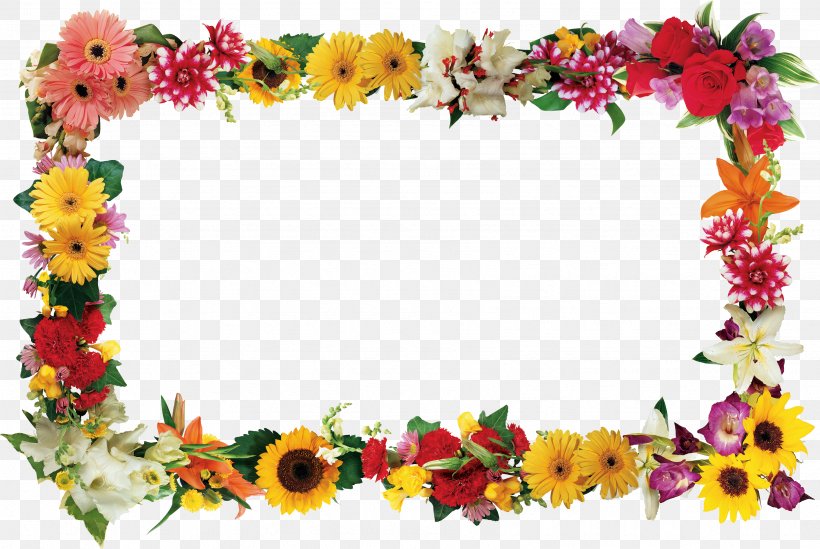 Flower Picture Frames Photography Clip Art, PNG, 3387x2268px, Flower, Adobe Flash, Cut Flowers, Digital Image, Floral Design Download Free