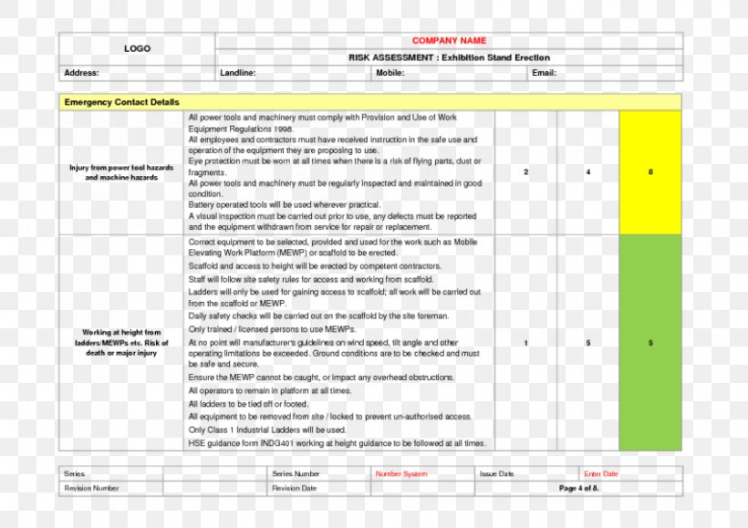 Risk Assessment Document Template Contract, PNG, 849x600px, Risk Assessment, Architectural Engineering, Area, Computer Program, Contract Download Free