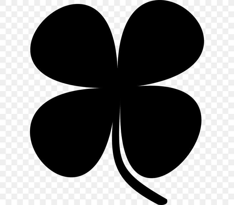 Shamrock Saint Patrick's Day Clip Art, PNG, 610x720px, Shamrock, Black, Black And White, Butterfly, Clover Download Free