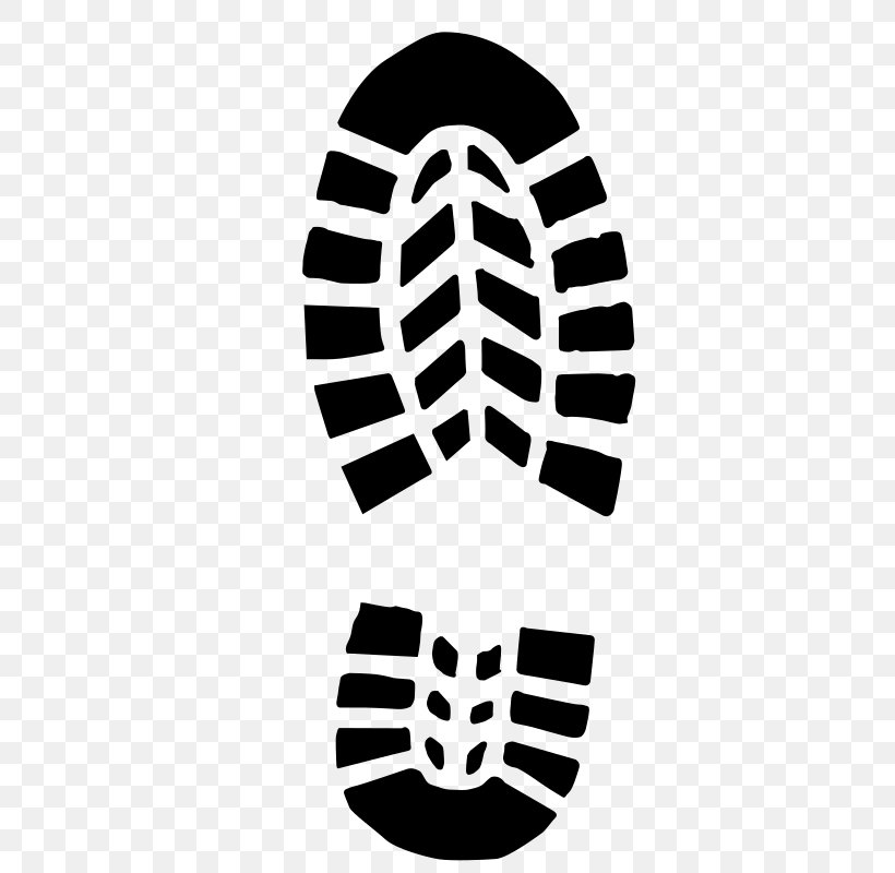 Shoe Footprint Sneakers Clip Art, PNG, 540x800px, Shoe, Black And White, Bone, Boot, Foot Download Free