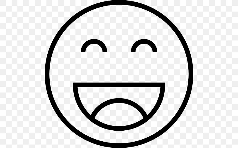 Smiley Face With Tears Of Joy Emoji Emoticon Drawing, PNG, 512x512px, Smiley, Black And White, Drawing, Emoji, Emoticon Download Free