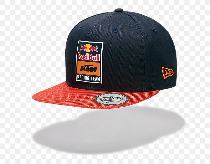 Baseball Cap KTM MotoGP Racing Manufacturer Team Red Bull Racing, PNG, 640x640px, Baseball Cap, Brand, Cap, Fullcap, Hat Download Free