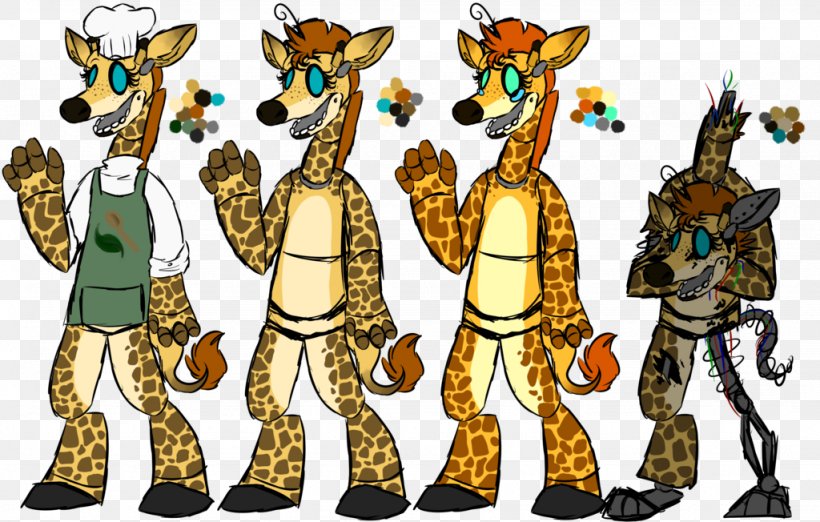 Giraffe African Wild Dog Five Nights At Freddy's Animatronics, PNG, 1024x652px, 4 Pics 1 Word, Giraffe, African Wild Dog, Animal, Animatronics Download Free