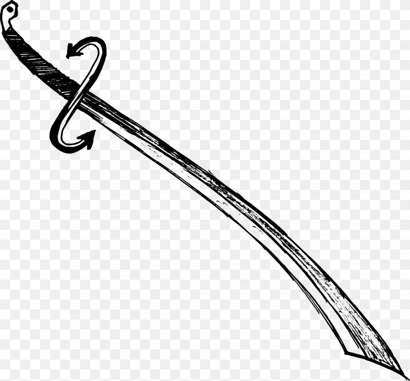 Sword Weapon Sabre Drawing, PNG, 1732x1613px, Sword, Black And White, Bone, Cold Weapon, Drawing Download Free