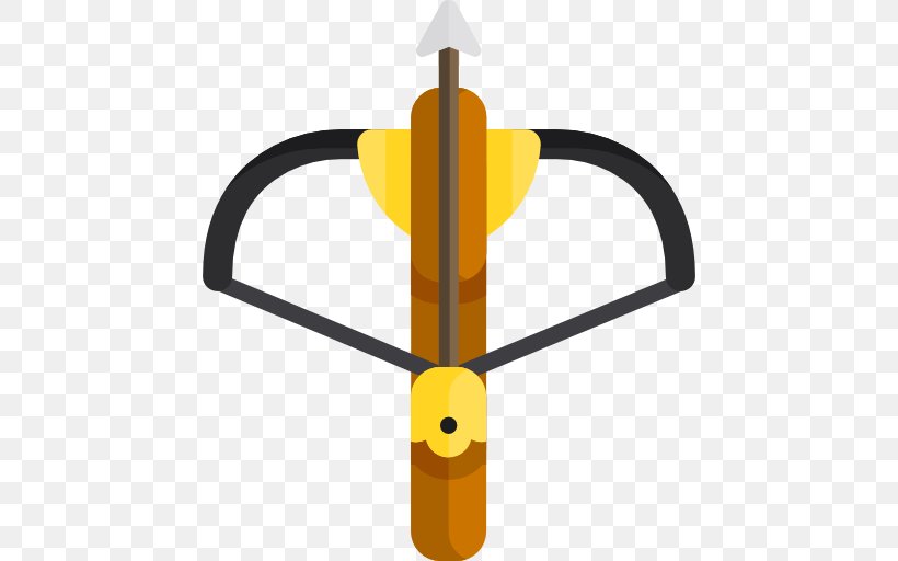 Crossbow Icon, PNG, 512x512px, Crossbow, Designer, Shape, Weapon, Yellow Download Free