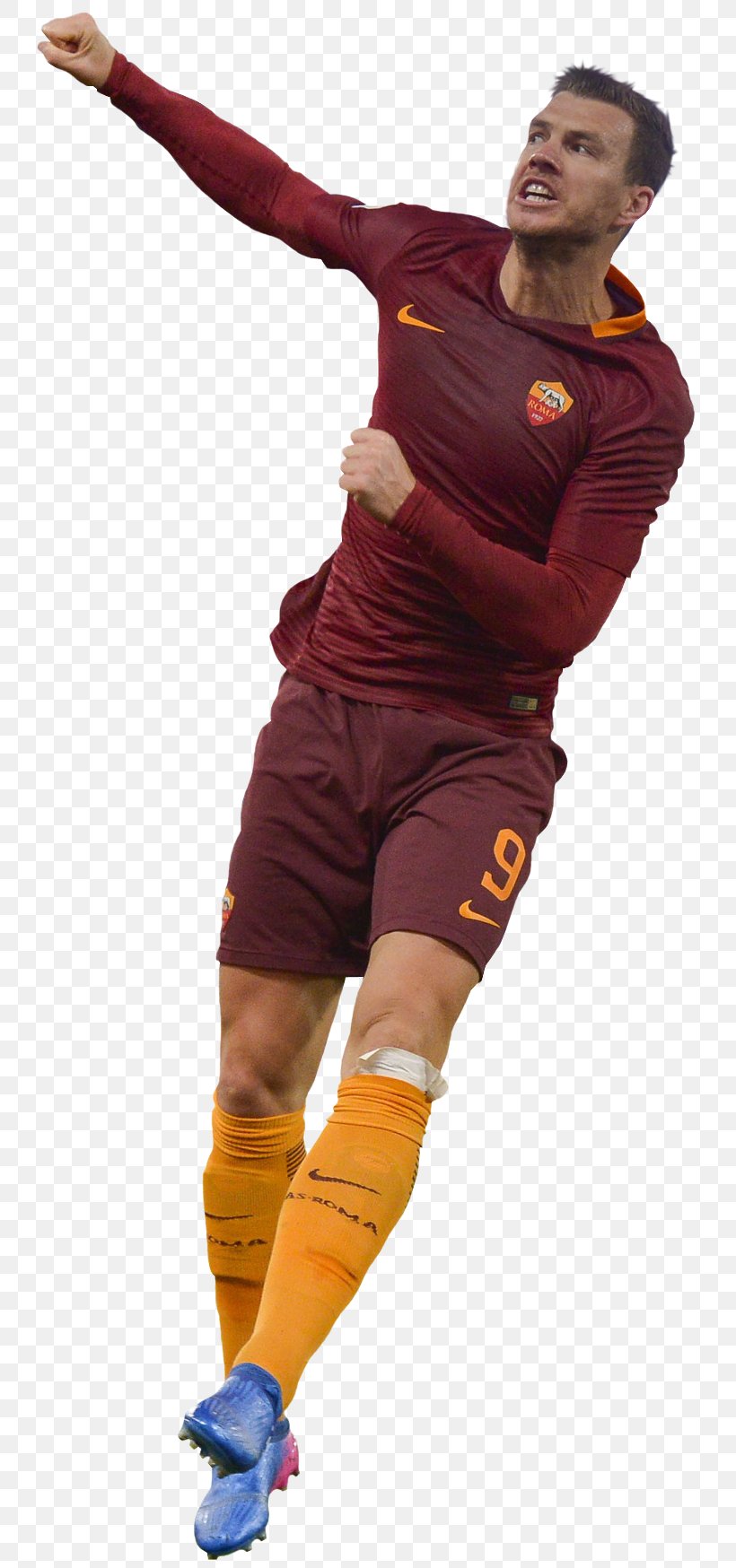 Edin Džeko A.S. Roma Soccer Player Rendering, PNG, 754x1748px, As Roma, Ball, Diego Perotti, Football, Football Player Download Free