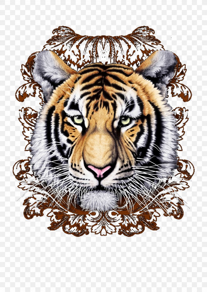 Tiger, PNG, 2480x3508px, 3d Computer Graphics, Tiger, Art, Big Cats, Carnivoran Download Free