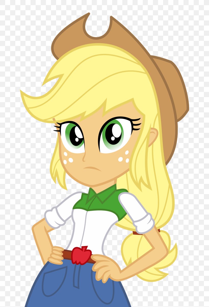 Applejack My Little Pony: Equestria Girls Ekvestrio, PNG, 664x1202px, Watercolor, Cartoon, Flower, Frame, Heart Download Free