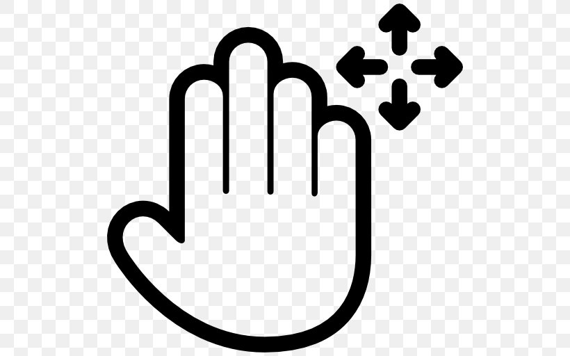 Finger Hand Symbol Clip Art, PNG, 512x512px, Finger, Black And White, Cursor, Drag And Drop, Gesture Download Free