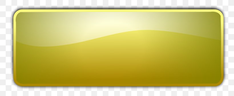 Gold Button Clip Art, PNG, 800x338px, Gold, Button, Gold Plating, Rectangle, Yellow Download Free