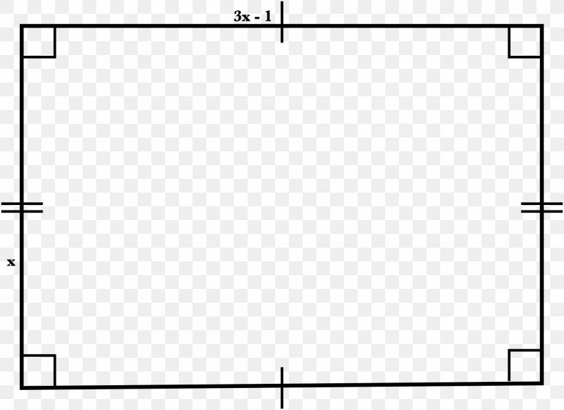 Rectangle Geometry Quadrilateral Parallelogram Area, PNG, 2000x1456px, Rectangle, Area, Black And White, Diagram, Drawing Download Free