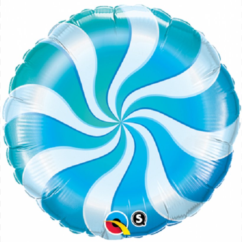 Candy Cane Mylar Balloon Blue, PNG, 1380x1380px, Candy Cane, Aqua, Azure, Balloon, Birthday Download Free
