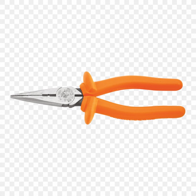 Diagonal Pliers Hand Tool Lineman's Pliers Needle-nose Pliers, PNG, 1000x1000px, Diagonal Pliers, Adjustable Spanner, Hand Tool, Hardware, Klein Tools Download Free