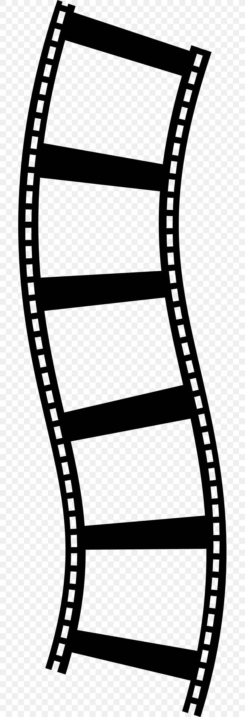 Filmstrip Clip Art, PNG, 697x2400px, Filmstrip, Area, Art, Black And White, Cinematography Download Free