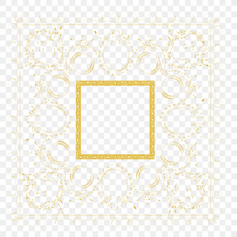 Picture Frame Area Pattern, PNG, 1500x1500px, Picture Frame, Area, Rectangle, White, Yellow Download Free