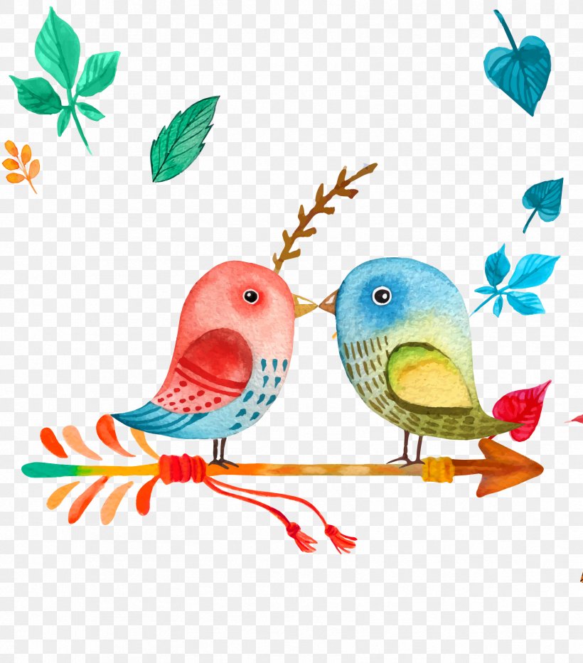Bird Watercolor Painting, PNG, 1669x1899px, Bird, Art, Beak, Bird Supply, Branch Download Free