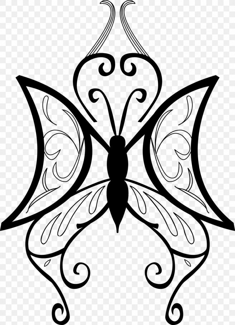 Brush-footed Butterflies Insect Butterfly Line Art Clip Art, PNG, 1159x1600px, Brushfooted Butterflies, Artwork, Black And White, Brush Footed Butterfly, Butterfly Download Free