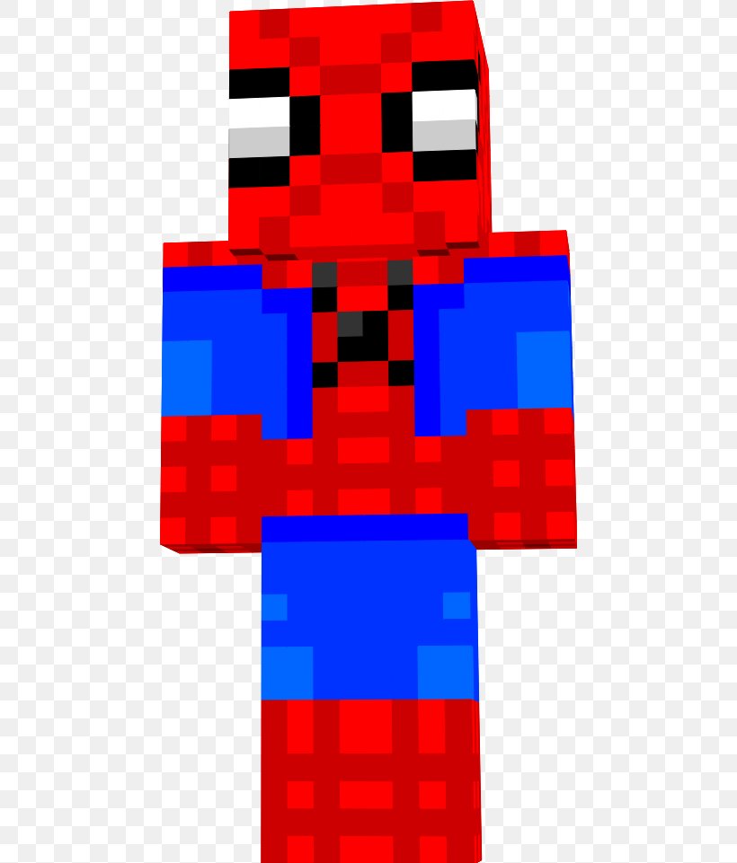 Minecraft: Pocket Edition Spider-Man Theme YouTube, PNG, 464x961px,  Minecraft, Area, Blue, Character, Creeper Download Free